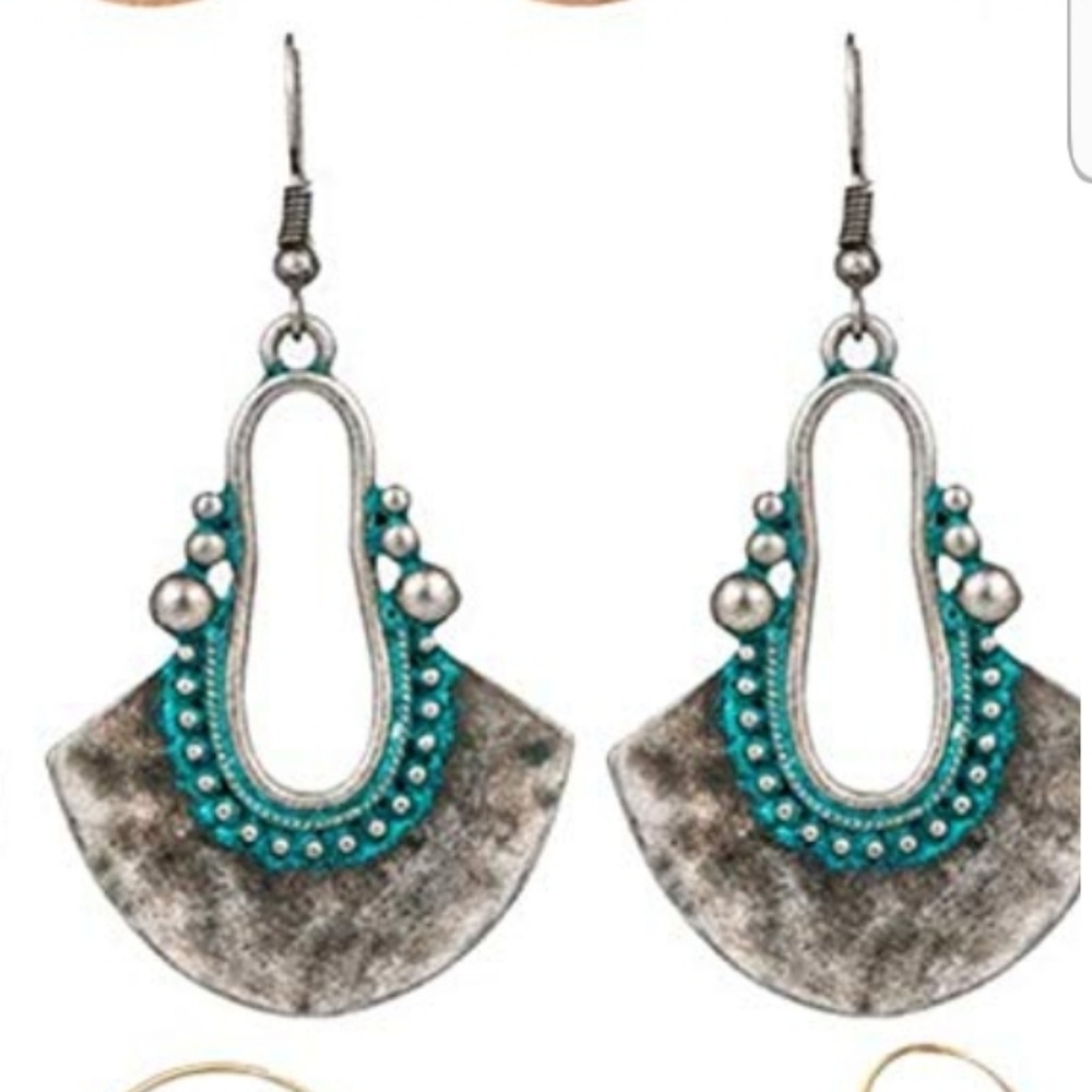 3 Pairs of New Turquoise Earrings